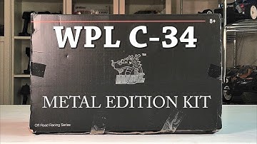 WPL C-34 Metal Edition Kit! Quick Preview and Unboxing of the NEW Toyota FJ40 WPL C-34KM RC Car!