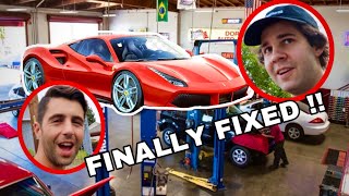 Fixing davids 250,000 broken down ferrari!!