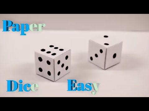 How To Make Paper Dice Easy And Best Method | Muhammad Shaarif Sherazi