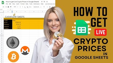 How to get Live Crypto Prices in Google Sheets!