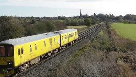950001 passing kings sutton working 2Q08 reading triangle sidings to derby R.T.C 02/11/18