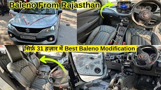 राजस्थान से आई Maruti Baleno For Modification सिर्फ़ ₹31 हज़ार में | Android,Seat Covers,LED Lights