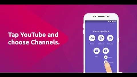 Chativity Messenger: How to add a YouTube channel to your Packs tab