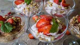My mom lost 20 kg in a month! Quickly burn belly fat! | Strawberry dessert