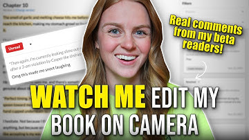 Watch Me EDIT My Book LIVE (Using Real Beta Reader Comments) - w/ Screen Share