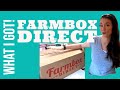 Farmbox Direct Organic Produce Subscription Delivery Unboxing + Coupon