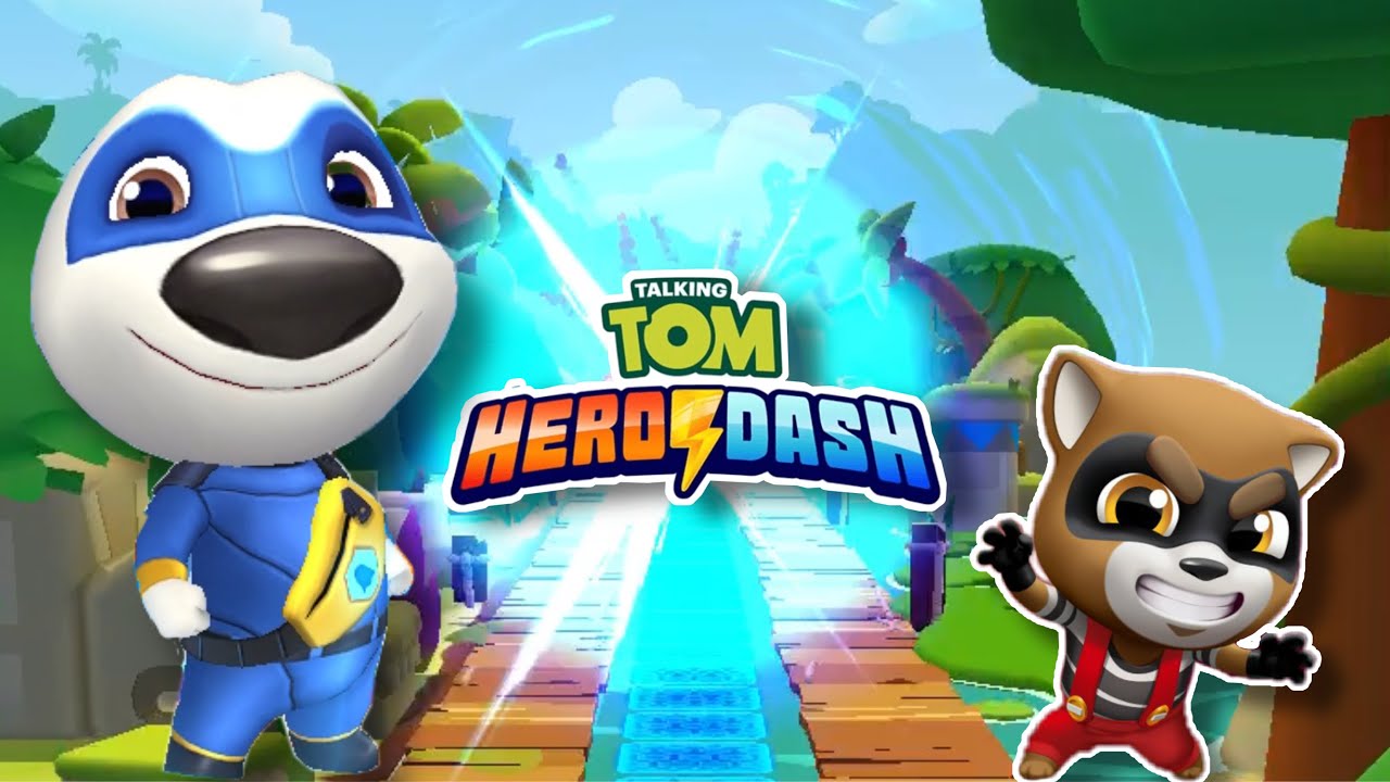 TALKING TOM HERO DASH GAMEPLAY | TALKING HANK