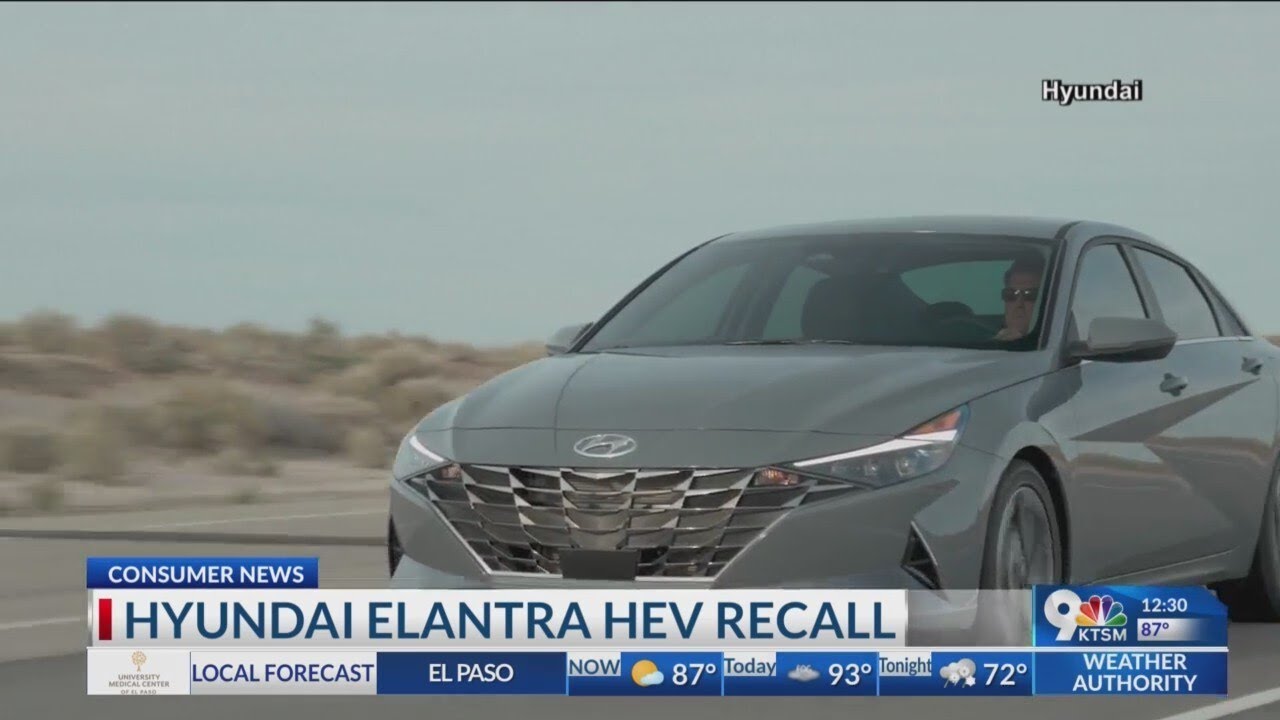 Hyundai Elantra HEV recall - YouTube