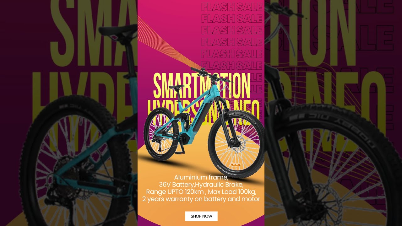Smartmotion Hypersonic Neo | Eco-friendly Bike | Electric Bike | eozzie