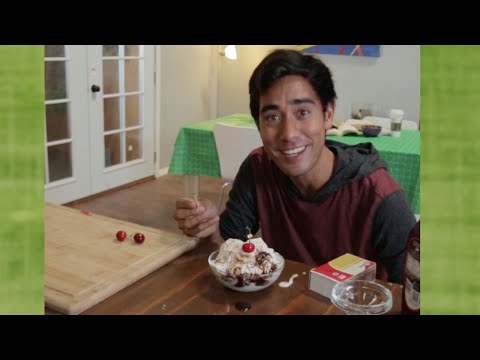 Video: Sundae With Cherry And Chocolate