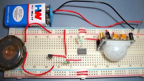 Easy Home Made Alarm Security system Using PIR motion sensor and BC547 without use Audriuno