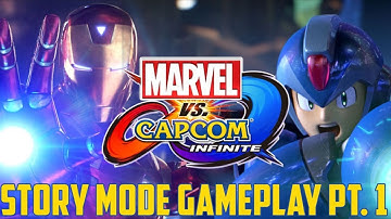 Story Mode Cutscenes & Gameplay Part 1 - Marvel Vs. Capcom: Infinite on PC