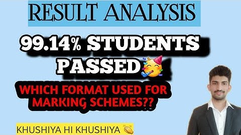 99.14% Students Passed | Great News For Other Students | Format And Marking Scheme Explained | 😊