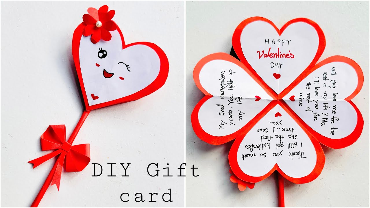 DIY Valentine’s Day Greeting Card | How to make Valentine’s card | Valentine’s Day Making Easy #diy