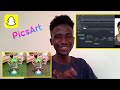 How to create Snapchat post effects using Pics Art (Easy Steps) || ErnyVibes