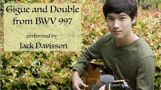 Gigue &amp; Double from BWV 997 (J.S. Bach) - Jack Davisson