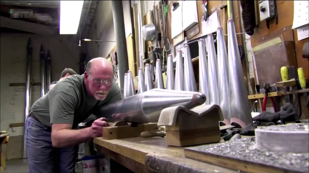 Как изготавливают музыкальные органы - YouTube