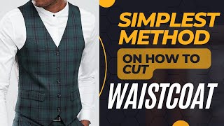 How to draft and cut waistcoat \/easiest method for beginners