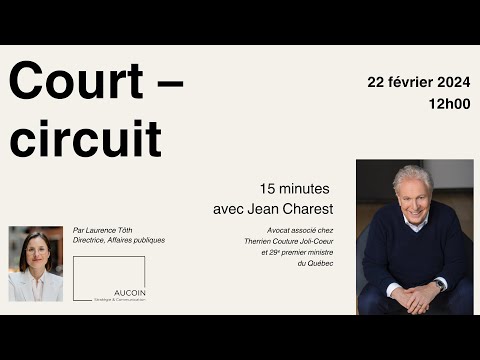 Court-circuit: 15 minutes avec Jean Charest