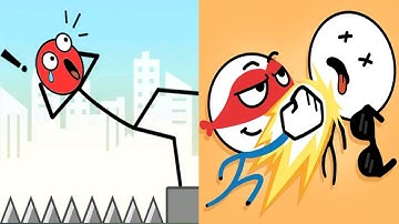 Mr Bounce Vs Attack Draw Line - Gameplay Walkthrough (Android iOS)