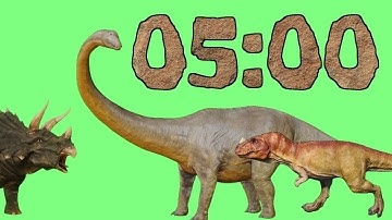 5 Minute Timer | Dinosaurs