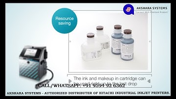 Hitachi Continuous Inkjet Printer | Industrial Inkjet Printer for Batch Coding, MRP Printing, etc