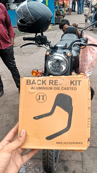Royal Enfield Classic 350 Rebon Back Rest! #shortsfeeds #bullet #growth #grow #explorepage