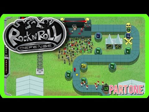 Rock u0027Nu0027 Roll Defense - No Commentary Gameplay - Part 1