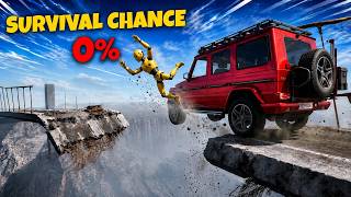 Can Any Car Survive This DEADLY Broken Bridge Jump? 😱💥 | BeamNG.drive