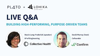 Building high-performing, purpose-driven engineering teams