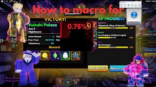 How To Macro/AFK Farm For Yamamoto In Anime Vanguards Update 4.0