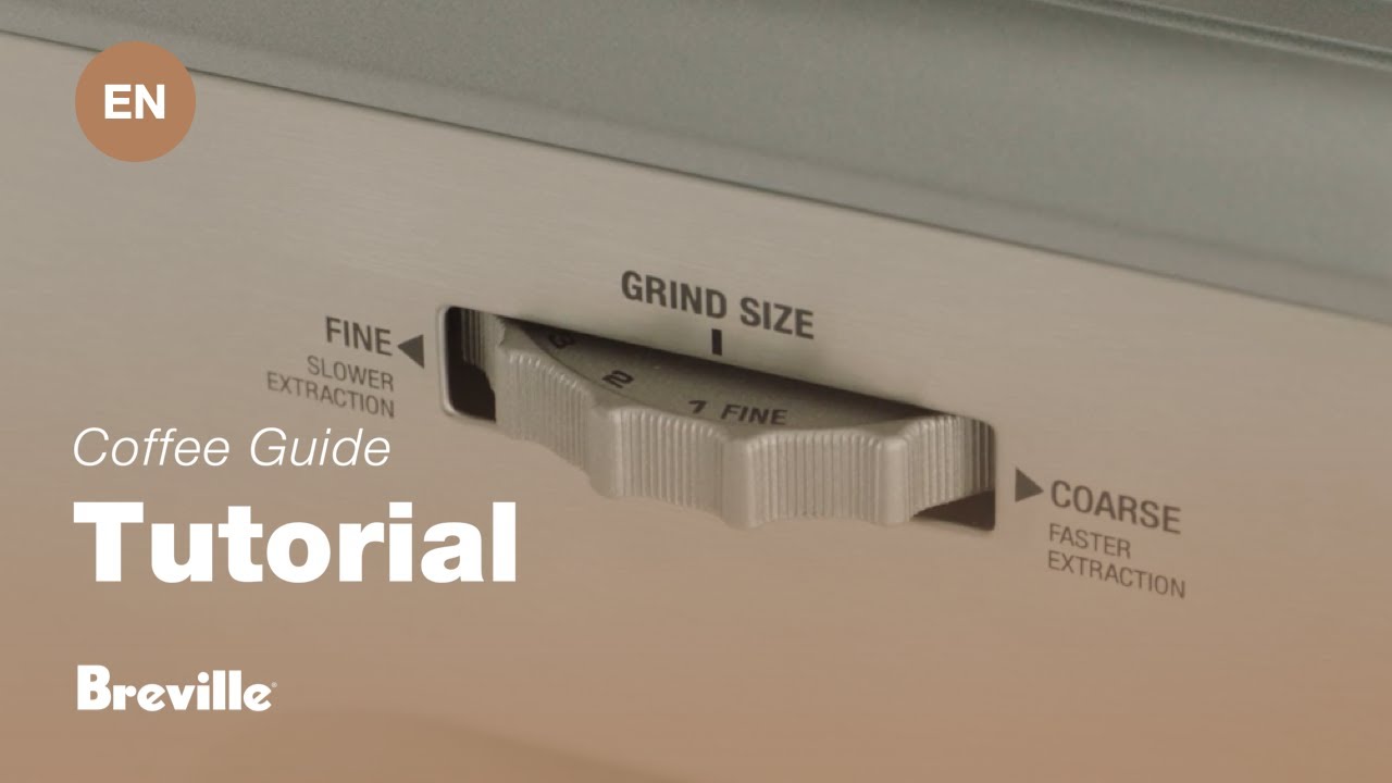 The Barista Express® How to change the grind size to suit your taste Breville CAEN YouTube