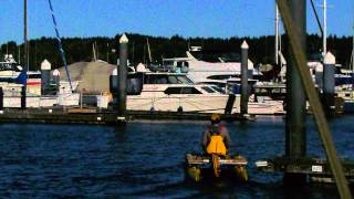 Sea Lance maneuvering in the Bremerton Marina.