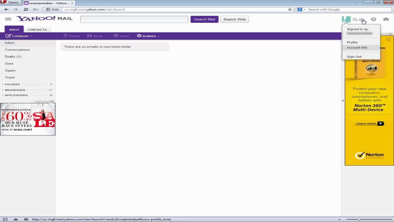 change password yahoo com