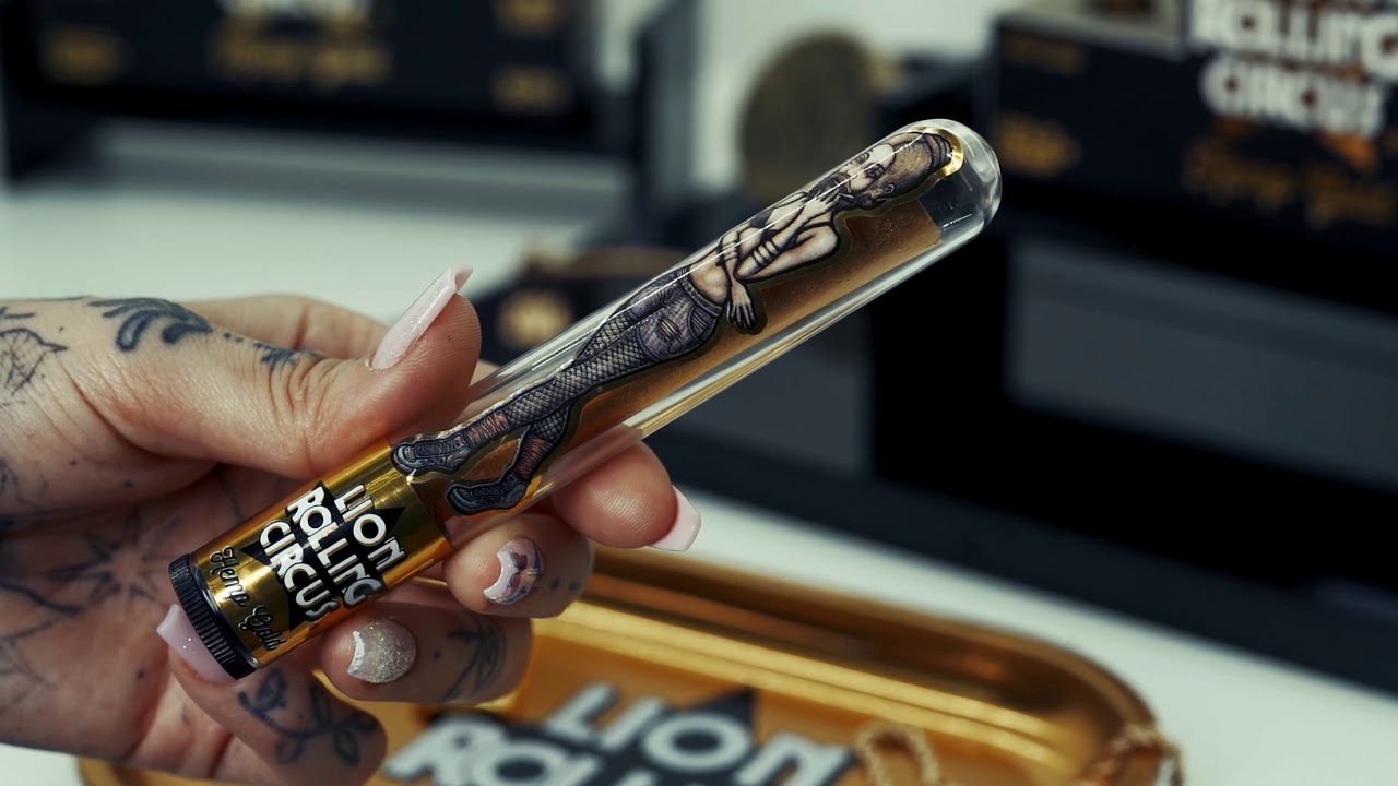 Gold Edition Hemp Wraps - Lion Rolling Circus