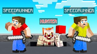 SPEEDRUNNERS vs PENNYWISE HUNTER! (Minecraft)