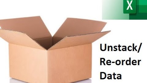 006. Move / Unstack Data from one Column to Multiple Columns with this Quick Trick