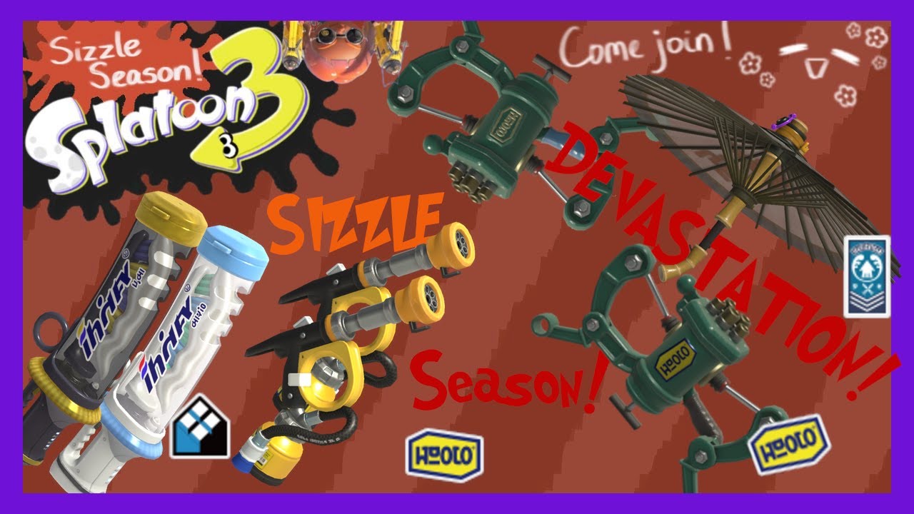 The Struggles Of The Hot Season Splatoon 3 - YouTube