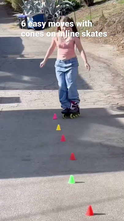 Tutorial: intro to slalom skating #inlineskating #rollerblade