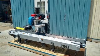 Rebuilt Fischbein Sewing Line With Power In-feed and V Belt Conveyor