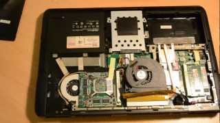 Разборка и чистка ноутбука ASUS K61IC.Disassembly and Cleaning laptop.wmv