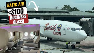 Can Batik Air's UNDER $100 BUSINESS CLASS actually disappoint? Kuala Lumpur - Langkawi Flight Review screenshot 4