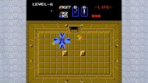 The Legend of Zelda (2nd Quest) - Manhandla Boss Fight (No Damage)