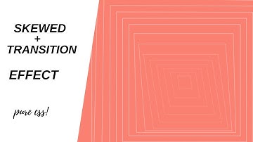 Skewed + Transition effect using pure css animation html5 & css3