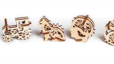 U-Fidget – Puzzle 3d Mécanique en bois – Ugears France
