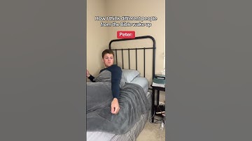 How I think different people from the Bible wake up #shorts