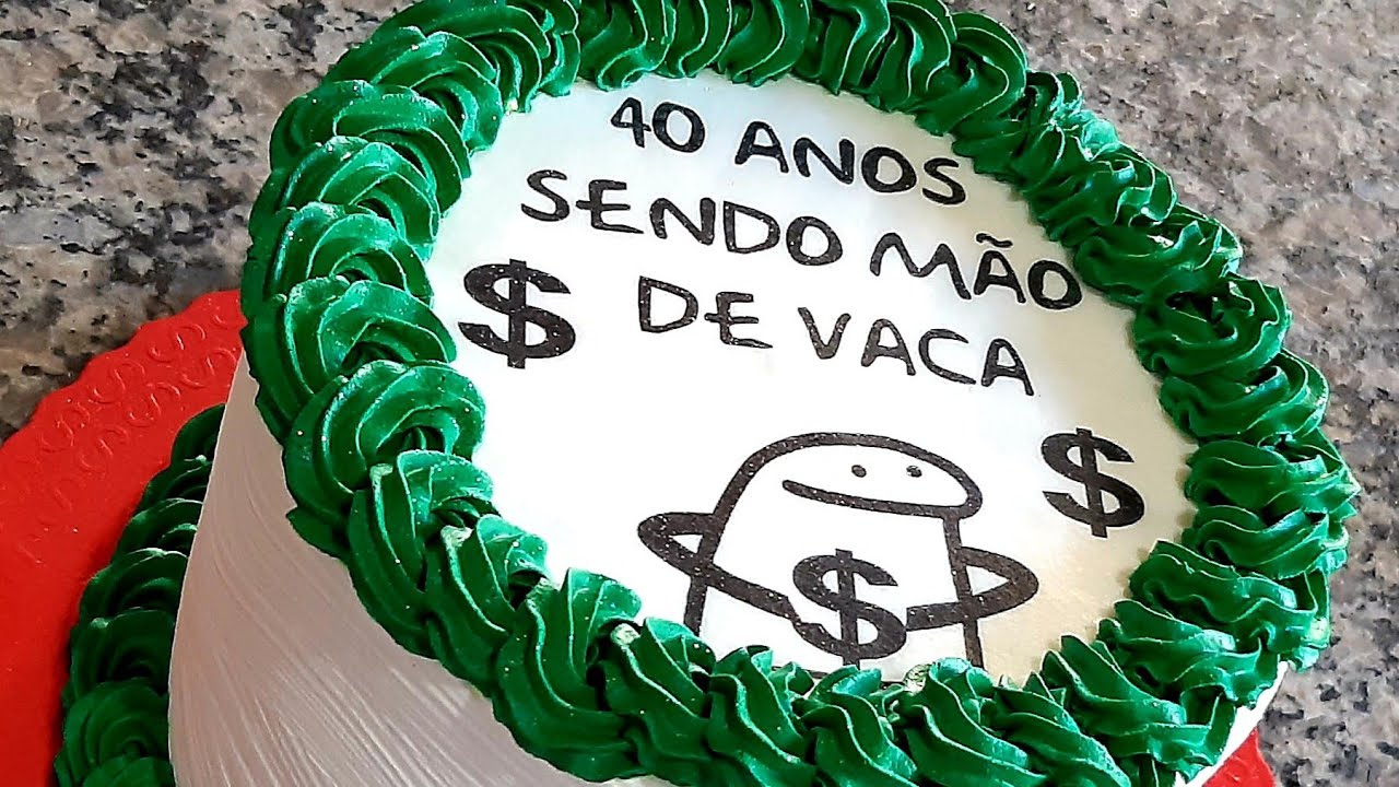 BENTÔ CAKE COM MEME E FRASE!!!, BOLO FLORK MEME (FLORKOFCOWS), BOLO  TENDÊNCIA!