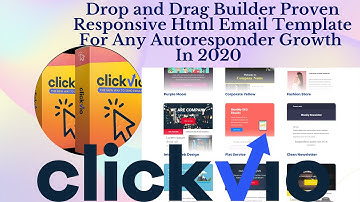 Clickvio Is Drag and Drop Builder Proven Responsive Html Email Template For Any Autoresponder Growth