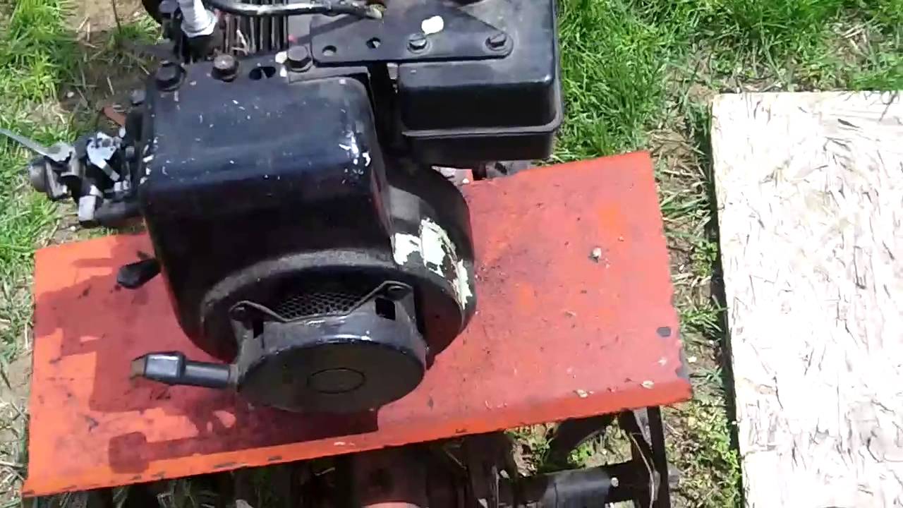 67 Montgomery Ward Powr Kraft Tiller by Gilson. - YouTube