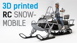Сreating 16 Scale 3D Printed Rc Snowmobile